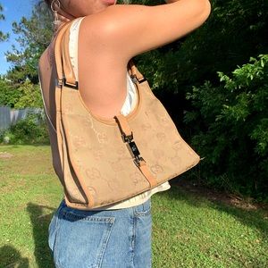 Vintage tan Gucci Jackie handbag